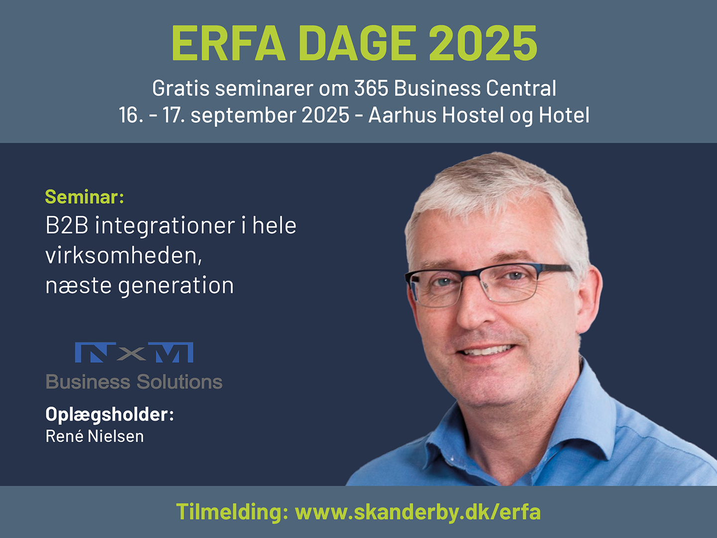 ERFA Dage 2025, 16-17. september  - Seminar Business Central i Århus